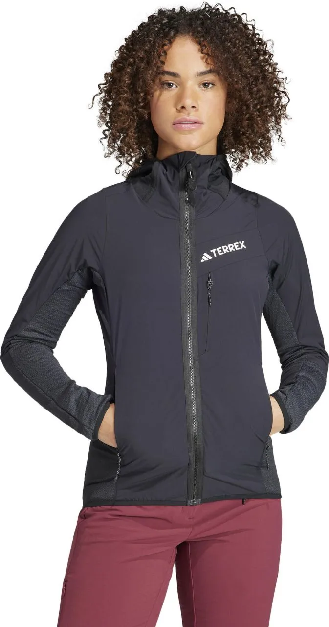 adidas Terrex Techrock Hooded Wind Fleece Jacket - Damen Freizeitjacke