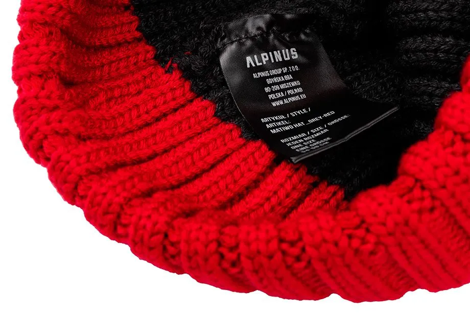 Alpinus Wintermütze Matind Hat Red A8-R