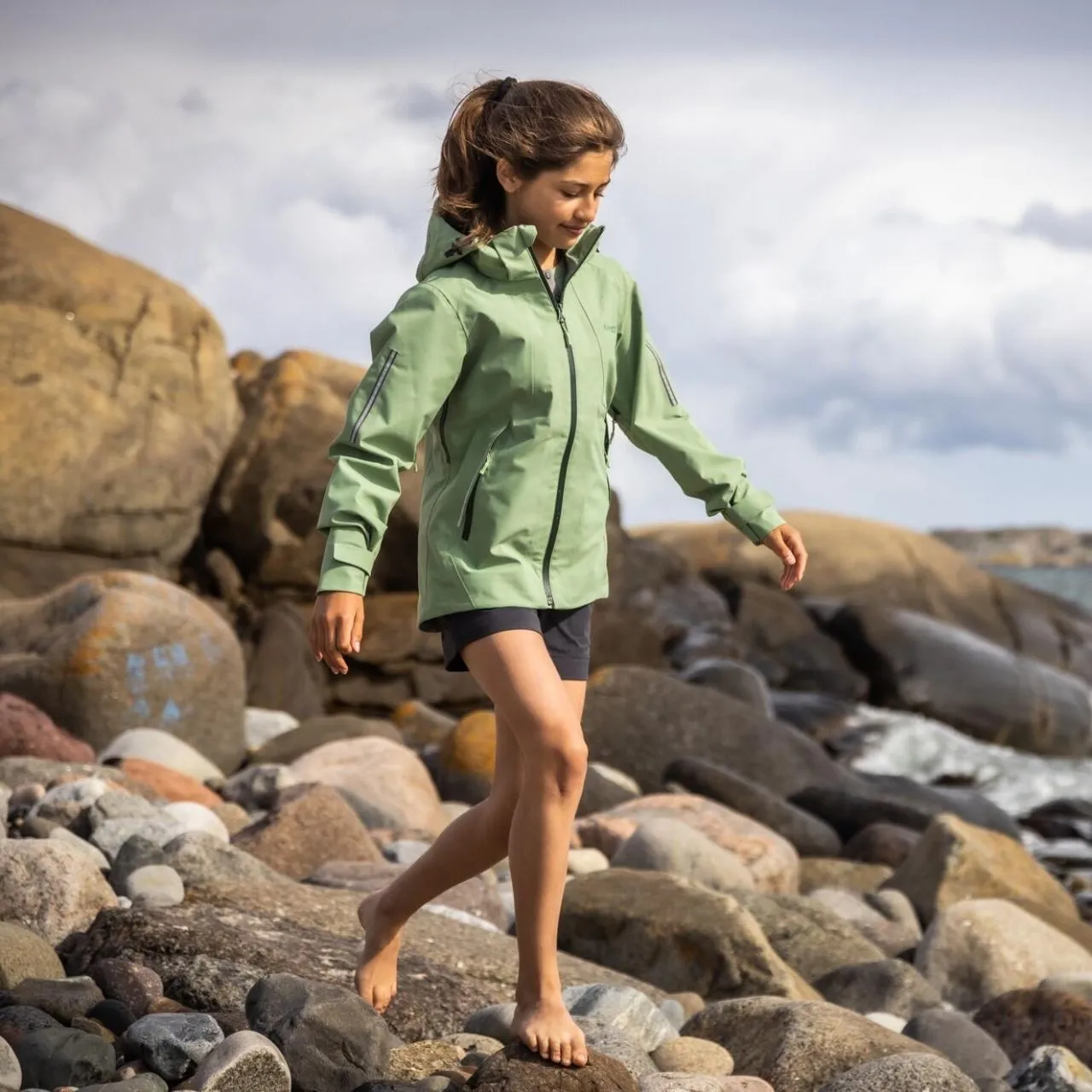 Bergans Sjoa 3L Youth Girl Jacket - Kinder Hardshelljacke