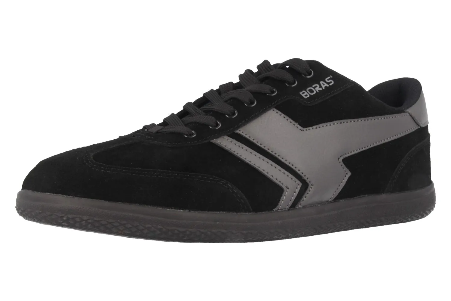 Boras Halbschuhe in Übergrößen Schwarz 3541-1438 große Herrenschuhe