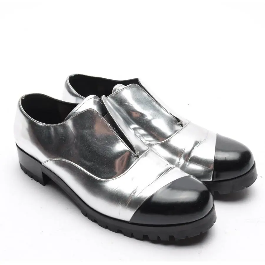 Halbschuhe EUR 37 Silber