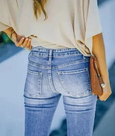 Heidi Stella - Hochtaillierte Vintage-Jeans