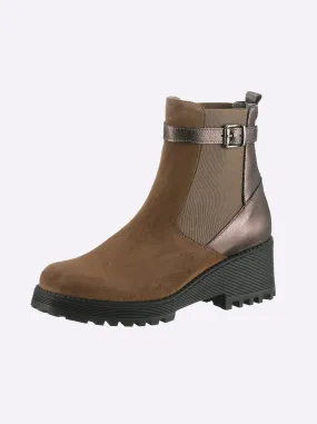 heine Stiefelette in camel-taupe