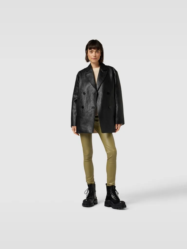 Joseph Skinny Fit Leggings aus echtem Leder (oliv) online kaufen