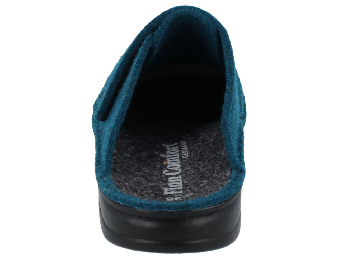 LIMITIERTE FARBE - FINN COMFORT Tirol Damen Hausschuhe petrol turquoise Filz