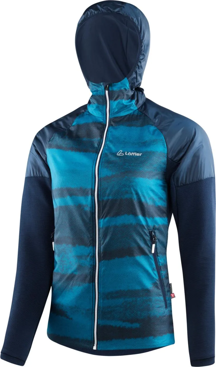 Löffler Women Hooded Hybridjacket Lumina PL Active - Damen Langlaufjacke