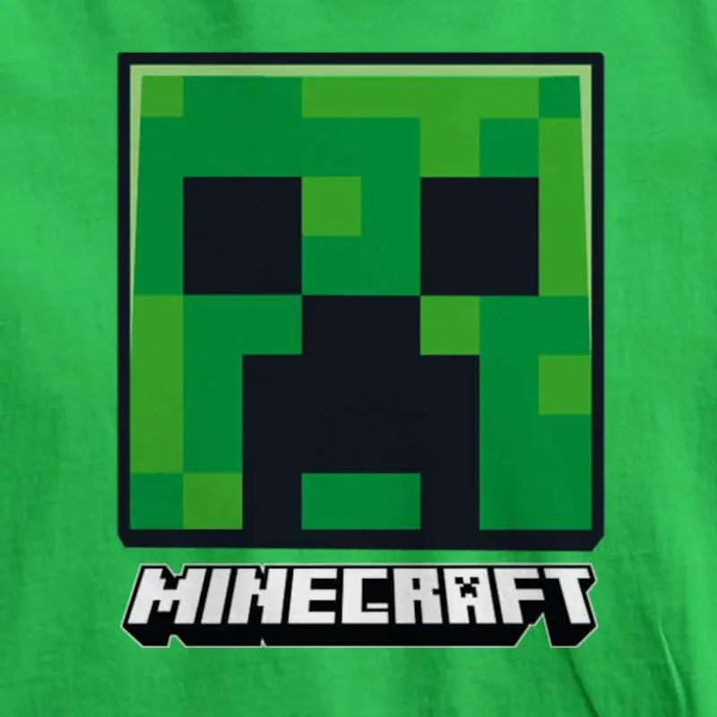 Minecraft Creeper T-Shirt für Kinder – Grünes Shirt für Jungen