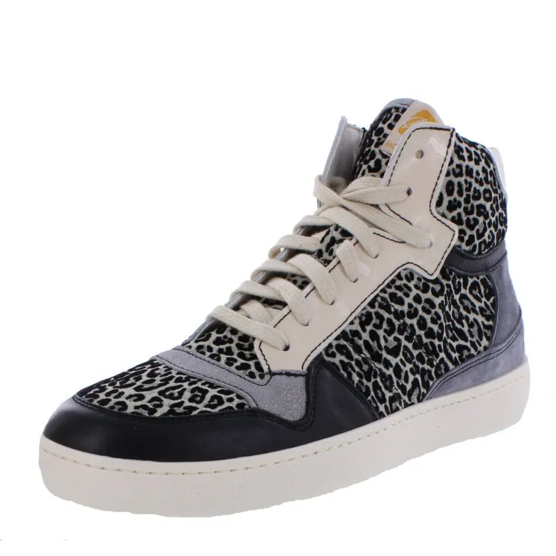 Ocra Halbschuhe Sneaker Madrid mousse nero schwarz Leder