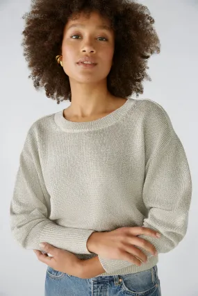 Pullover mit Glanzgarn