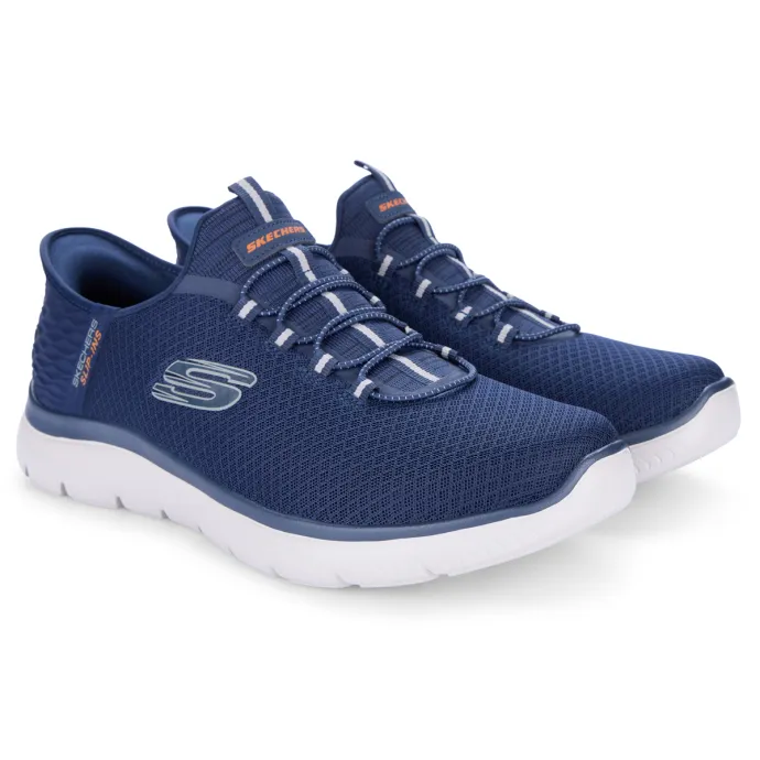 SKECHERS Slip-on Sneaker, extraweit, blau 