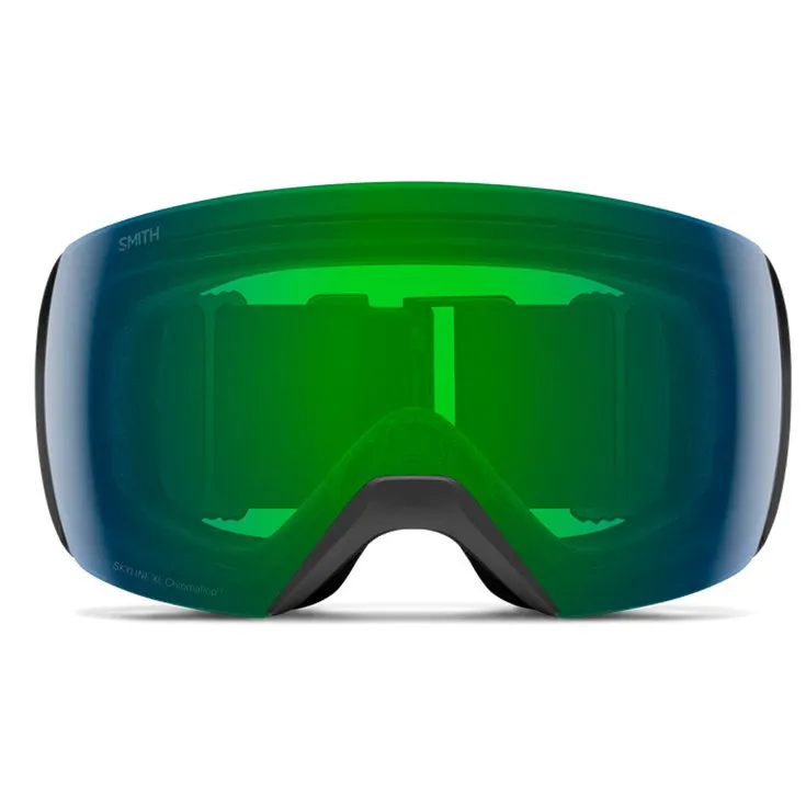 Skibrille Smith ---Skyline XL Black Chromapop Everyday Green Mirror