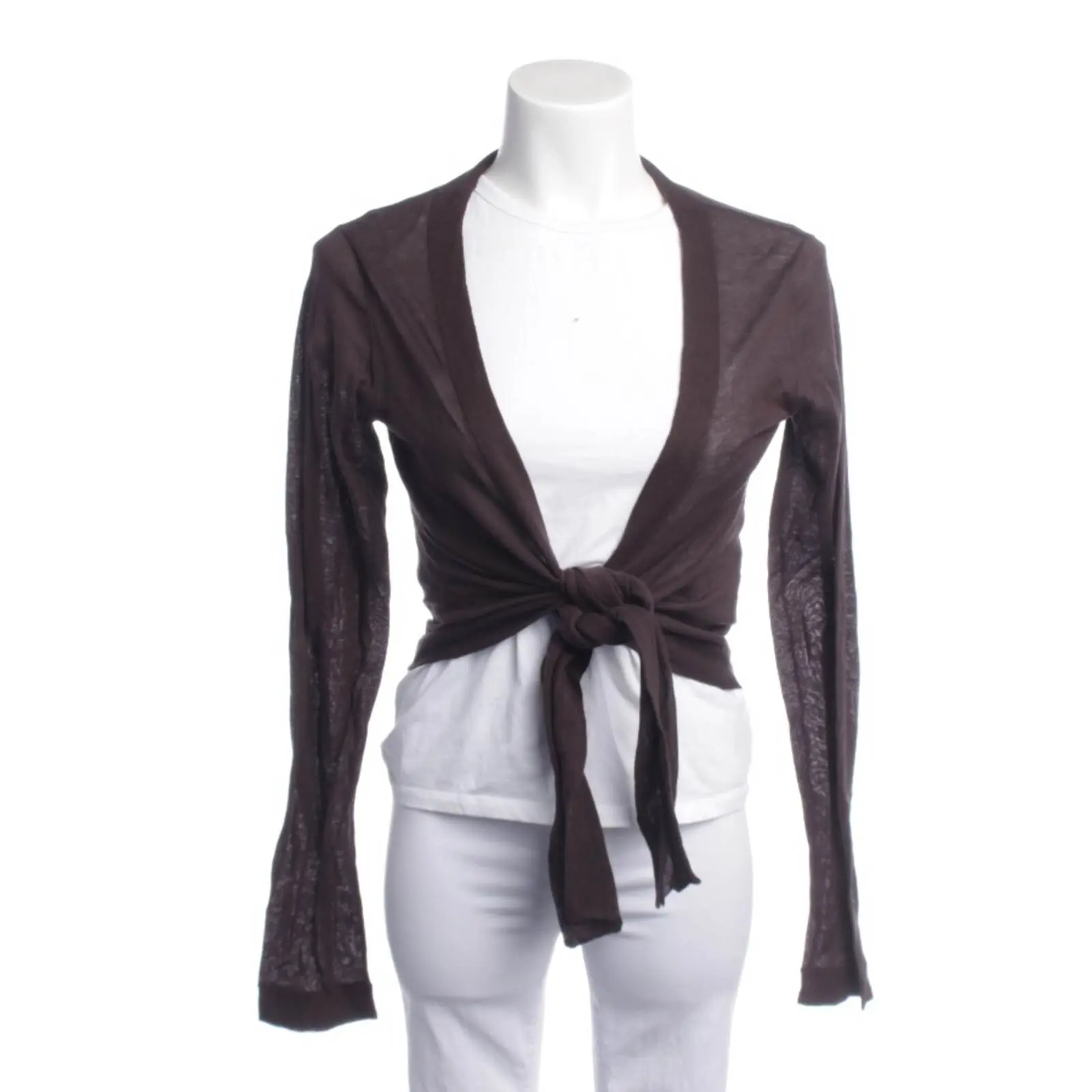 Strickjacke L Braun