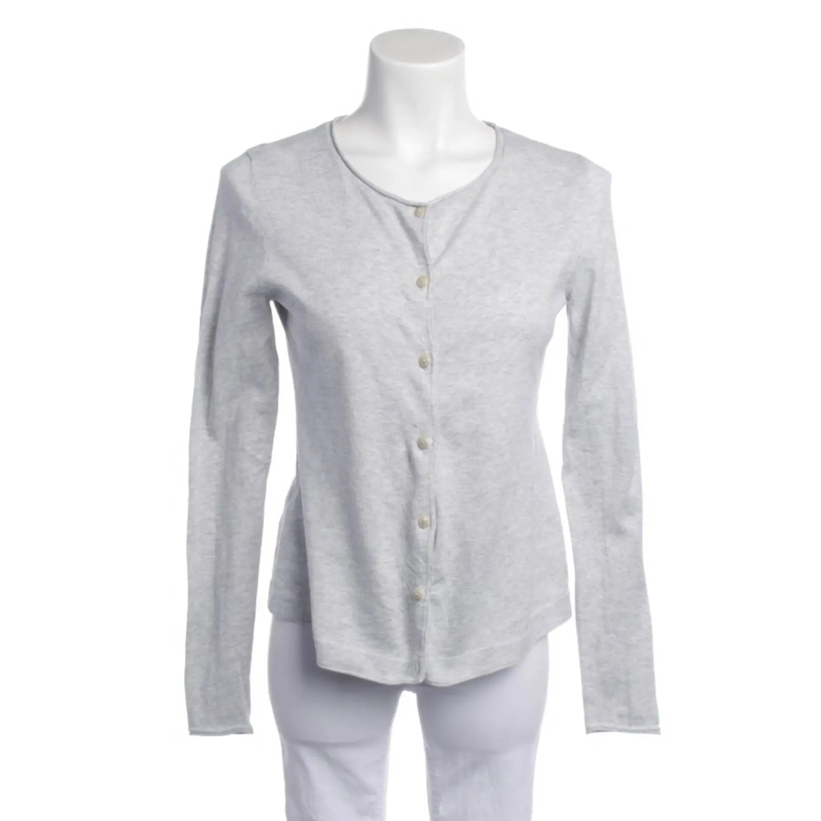 Strickjacke S Hellgrau