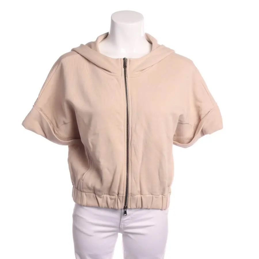 Sweatjacke 36 Beige