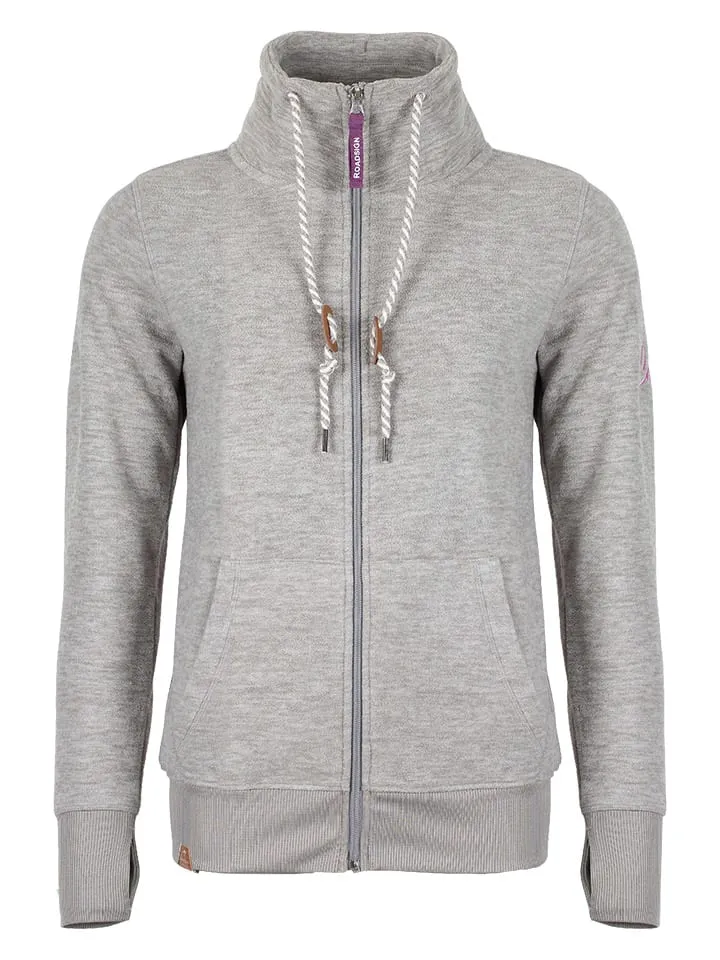 Sweatjacke in Grau