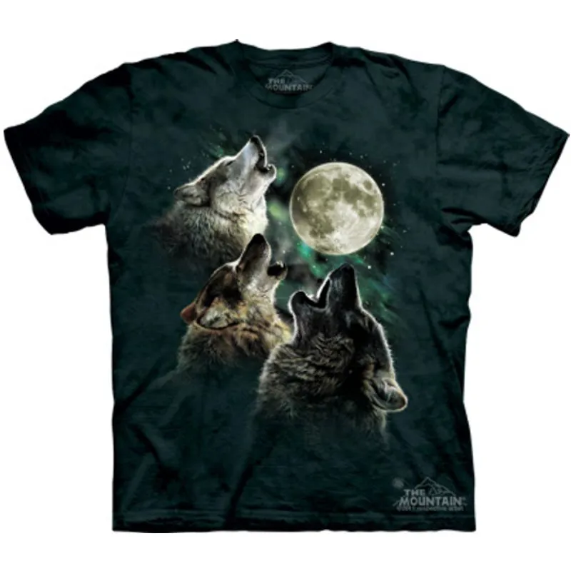 The Mountain T-Shirt - Three Wolf Moon