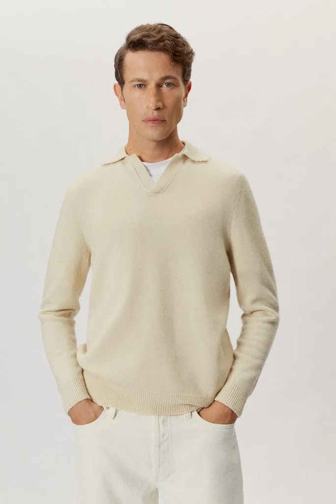 The Natural Dye Long-Sleeve Polo