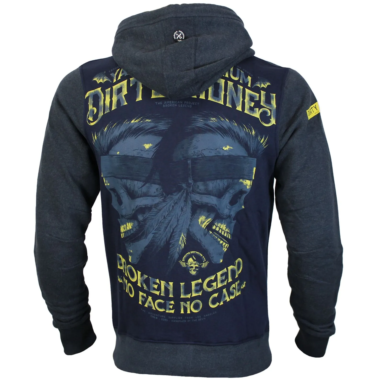 Yakuza Premium Sweatjacke YPHZ 3527 dunkelblau navy-         